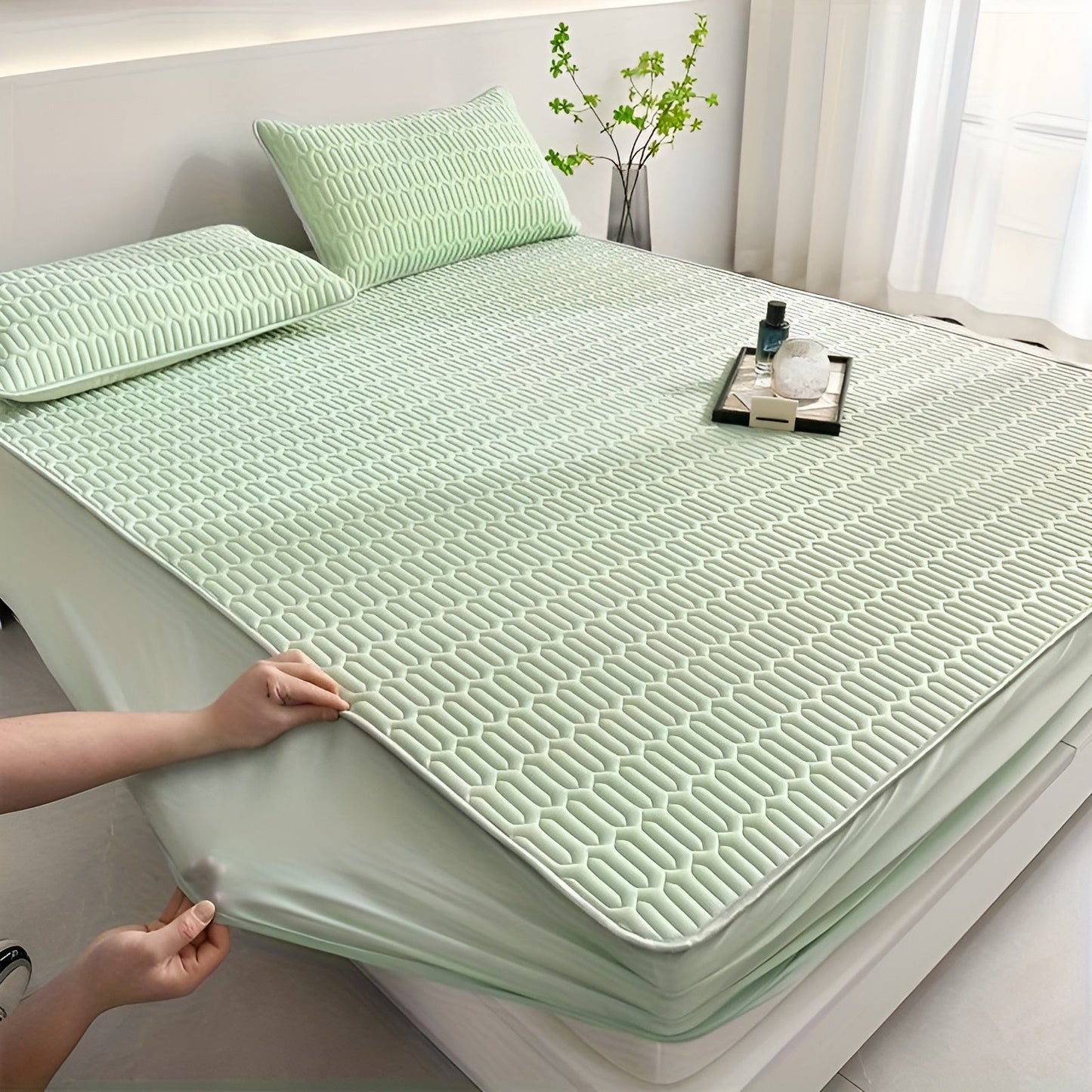 ChillDreams Set – Luxe Koelende Latex Matras en Kussens