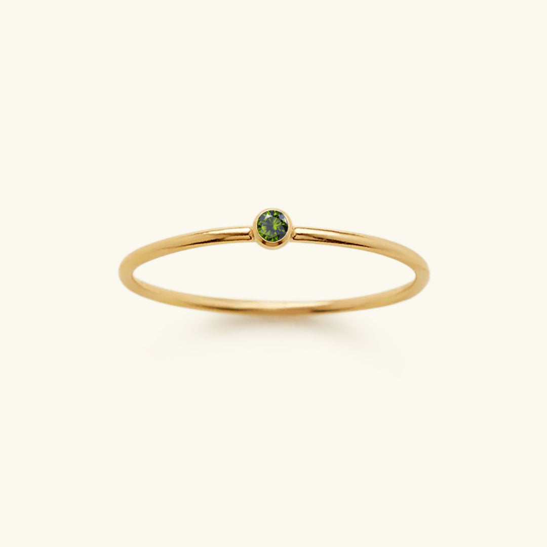 Celestia Birthstone Ring - A Touch of Celestial Elegance