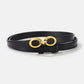 LuxeRing Belt - Elegante Leren Riem voor Dames