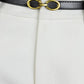 LuxeRing Belt - Elegante Leren Riem voor Dames