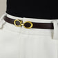 LuxeRing Belt - Elegante Leren Riem voor Dames