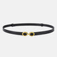 LuxeRing Belt - Elegante Leren Riem voor Dames