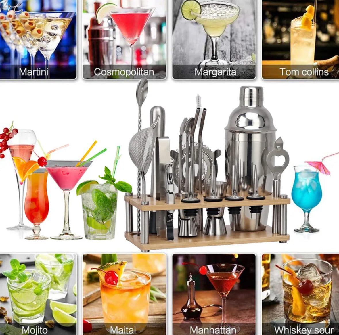 ShakerPro - Luxe 23-delige Cocktailset voor Bartenders