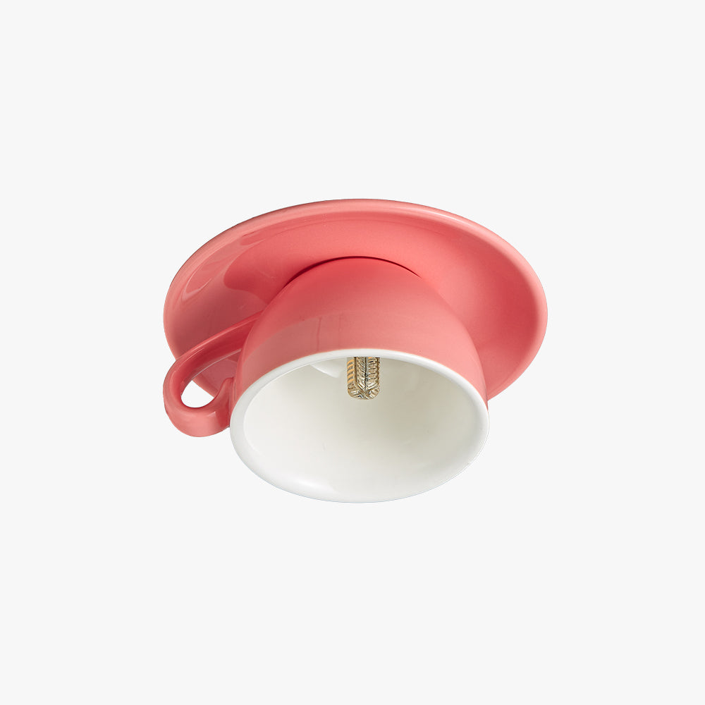 VibrantGlow Chandelier - Elegante Gekleurde Keramische Kroonluchter