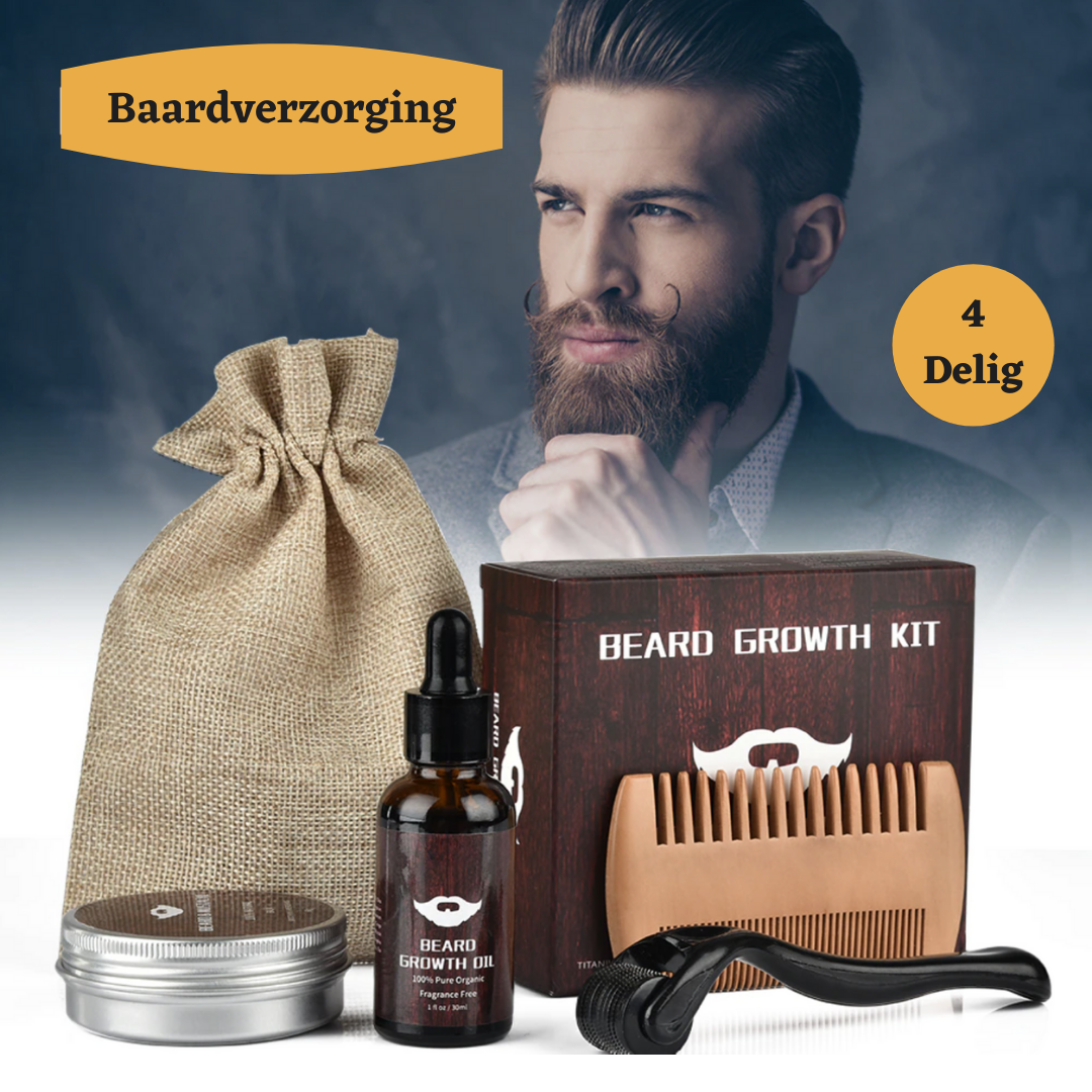 BeardBoost – Verzorgende Baardgroei Kit voor Huid