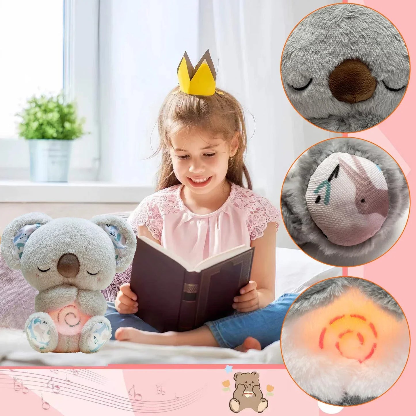 Kalmerende Koala Knuffel - Met Kalmerende Ademhalingstechniek