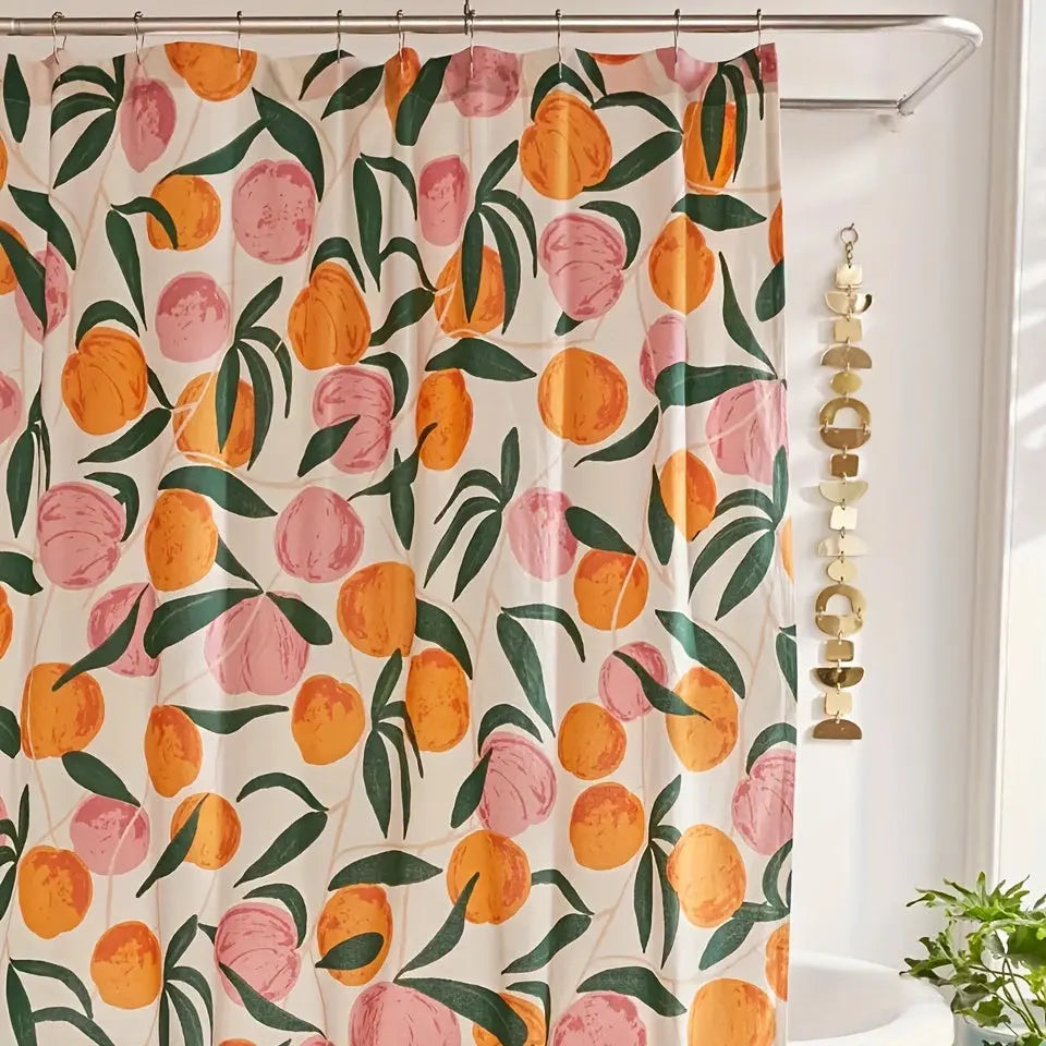 Elegant Bloemendouchegordijn – Frisse Badkamer Make-over