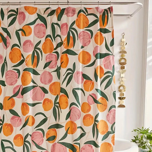 Elegant Bloemendouchegordijn – Frisse Badkamer Make-over