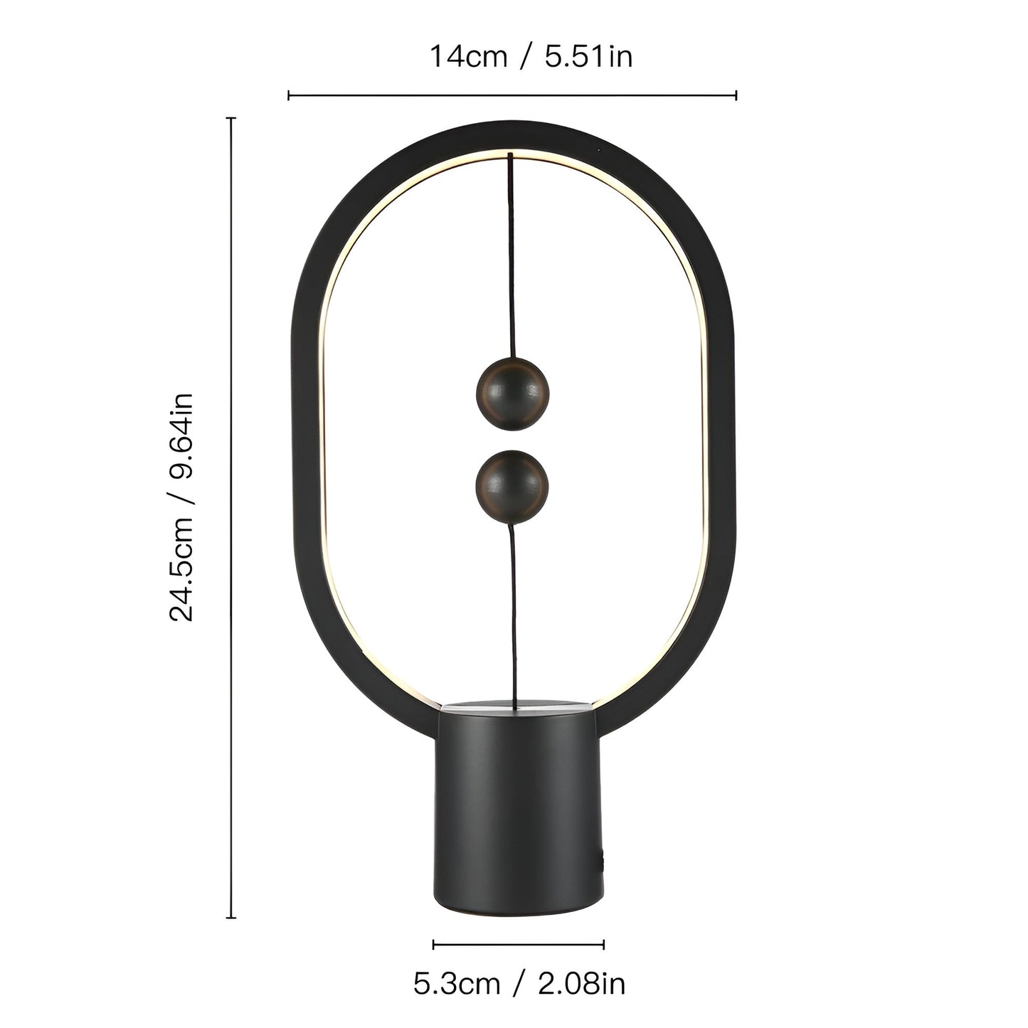 Elegante LED BalanceGlow Lamp – Verfijnde Sfeer & USB Opladen