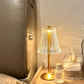 Cristalglow - Chique Draadloze Tafellamp met Elegante Kristaldecoratie