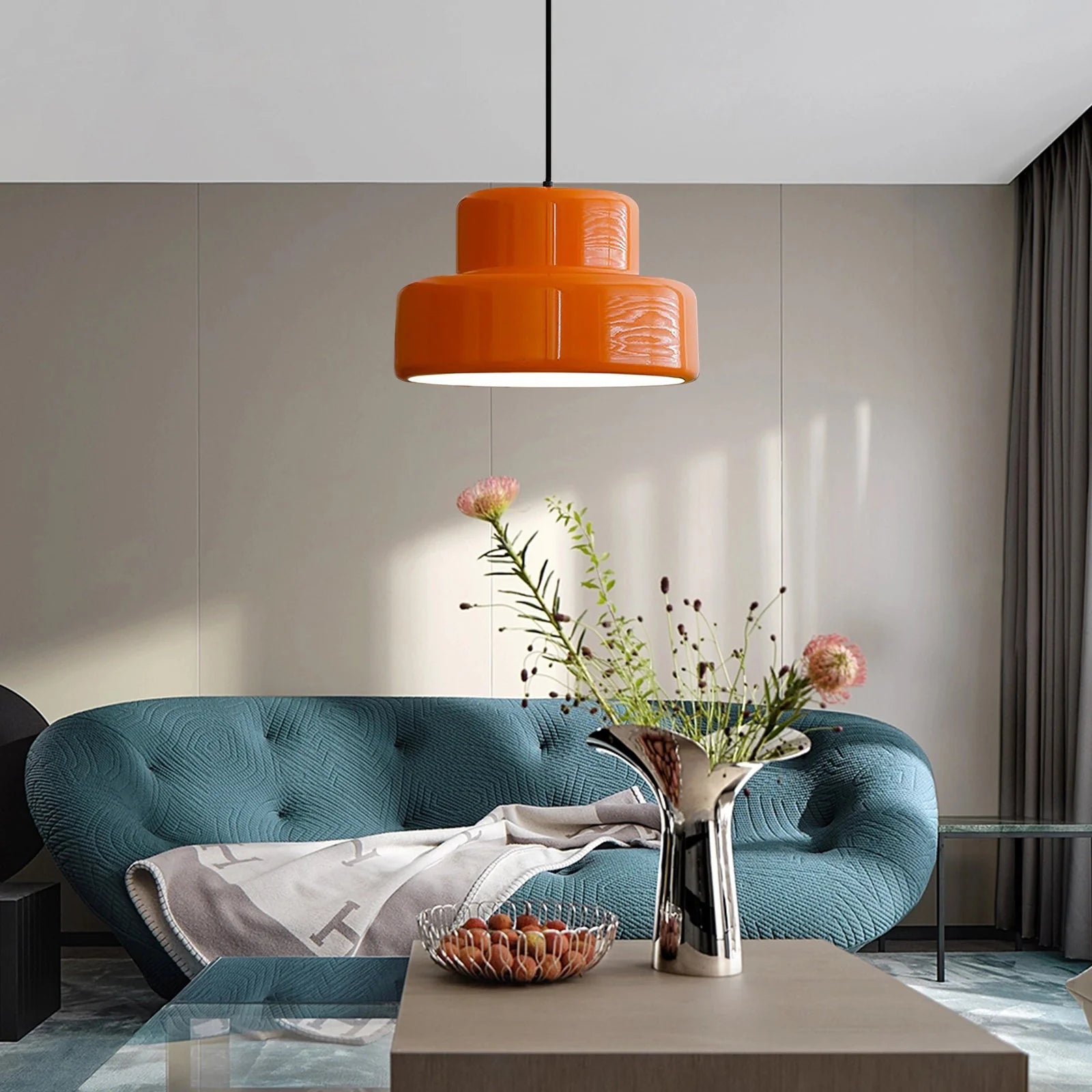 Bauhaus Glow Light - Betoverende Oranje Hanglamp voor Eetkamer