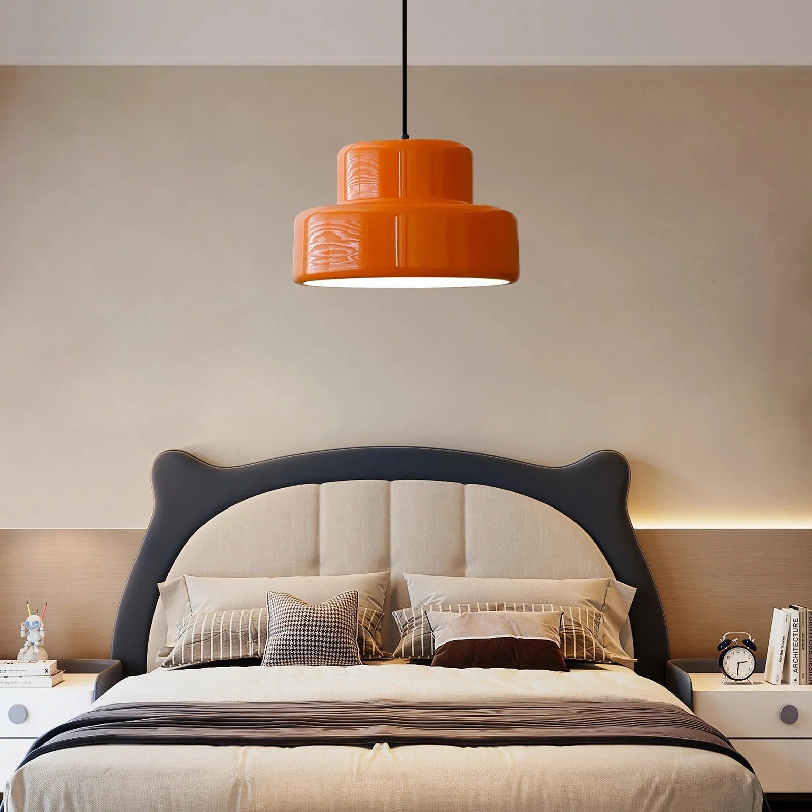 Bauhaus Glow Light - Betoverende Oranje Hanglamp voor Eetkamer