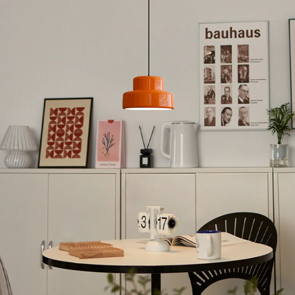 Bauhaus Glow Light - Betoverende Oranje Hanglamp voor Eetkamer