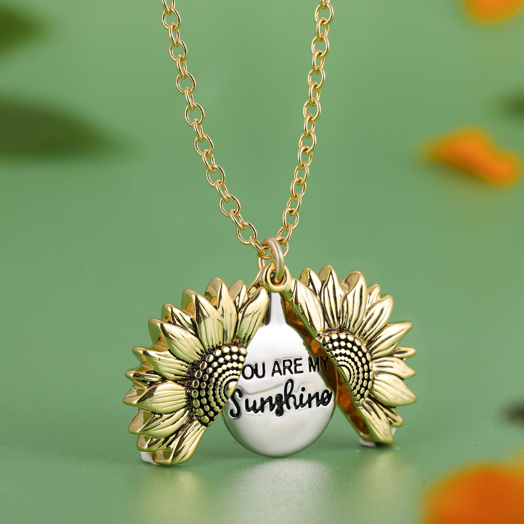 Solara – Elegante Zonnebloem Damesketting