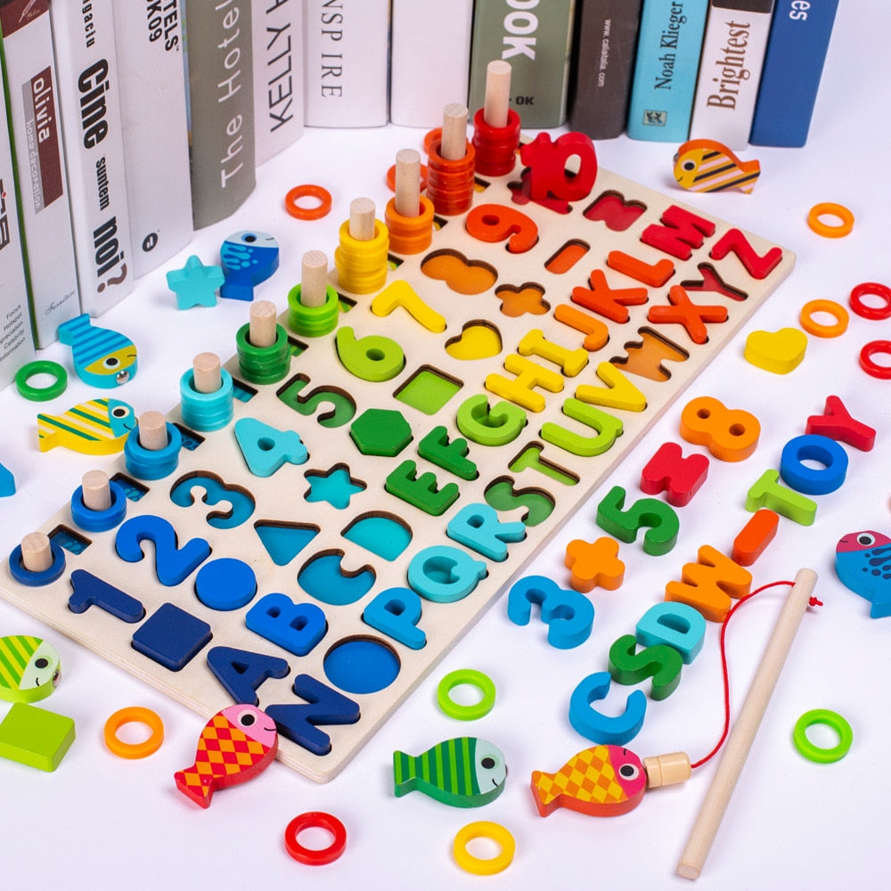 SafariExplorer - Houten Montessori Peuterspeelbord