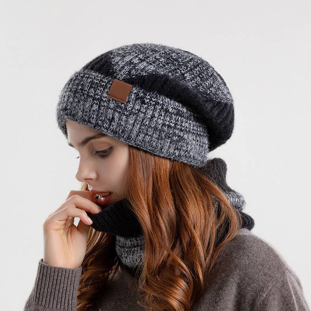 CozyWrap Set – Trendy Muts en Sjaal voor Winter