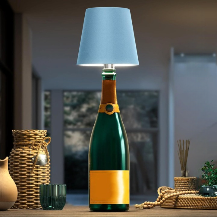 Elegante Verlichtingsfles met Touchbediening en USB Opladen