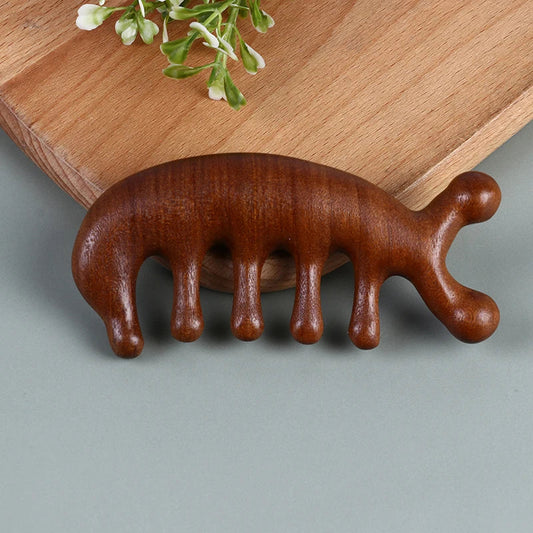 CalmComb - Luxe Massagekam van Sandelhout