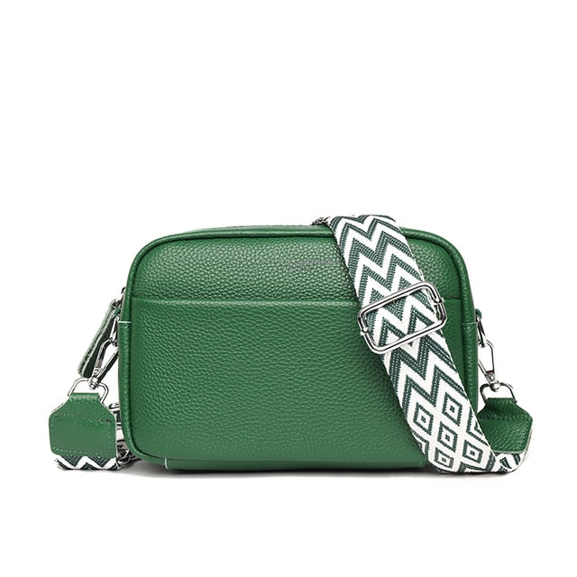 AvaBag – Elegante Leren Schoudertas voor Dames