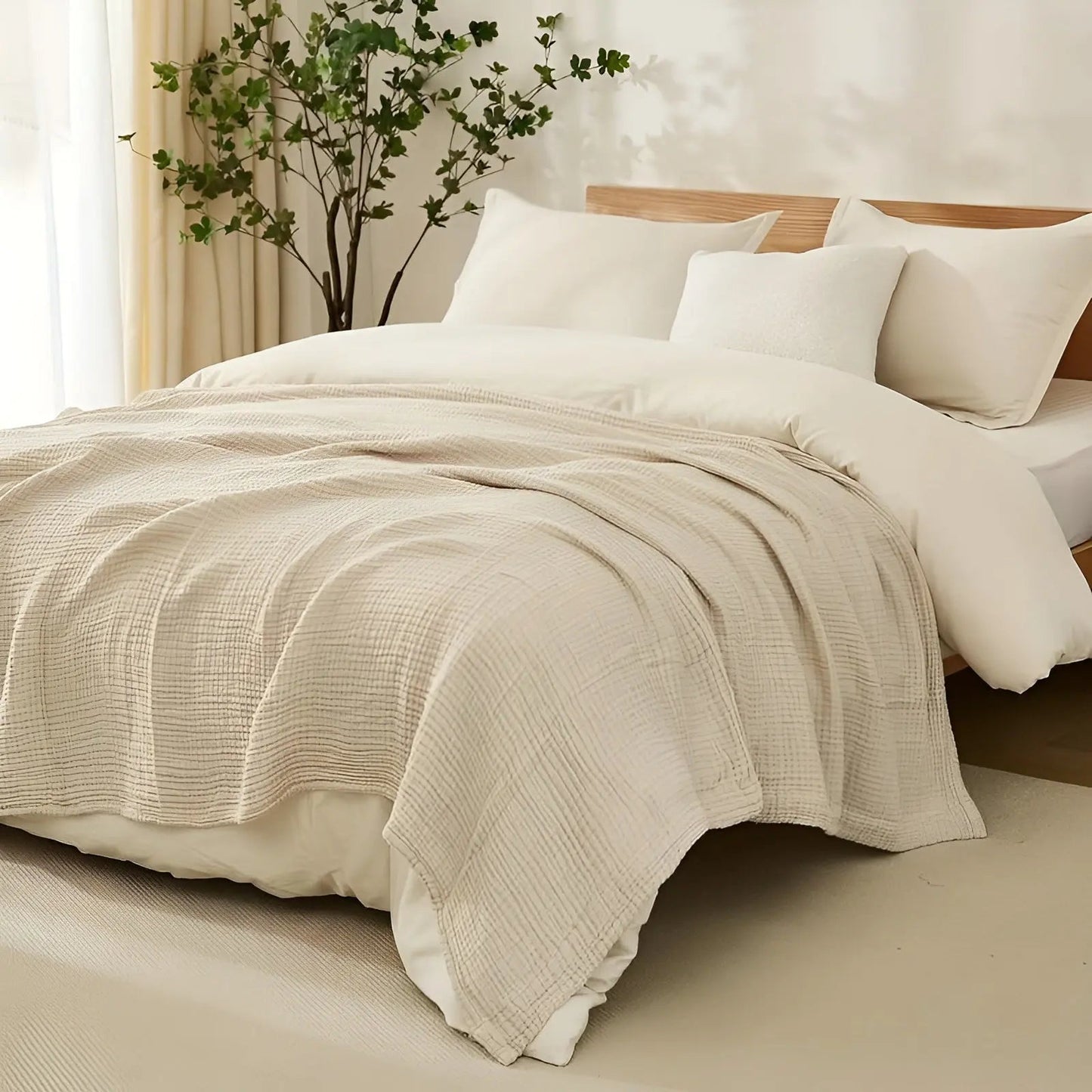 CottonComfort - Luxe Ademend Katoenen Deken