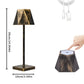 Elegante Retro LED Tafellamp - Draadloos & Oplaadbaar