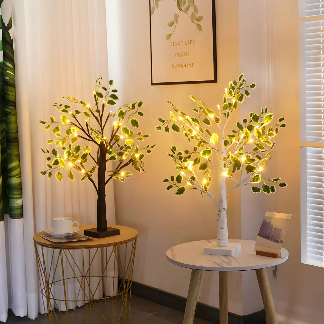 Magische BrightTree Tafellamp – Elegant Boomdesign met Warme LED Verlichting