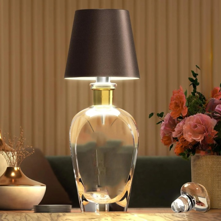 Elegante Verlichtingsfles met Touchbediening en USB Opladen