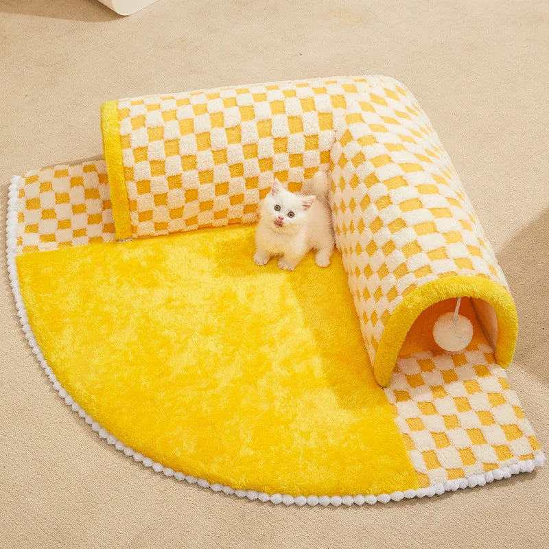 CozyCat Tunnel – Stijlvolle Speelplaats voor Katten