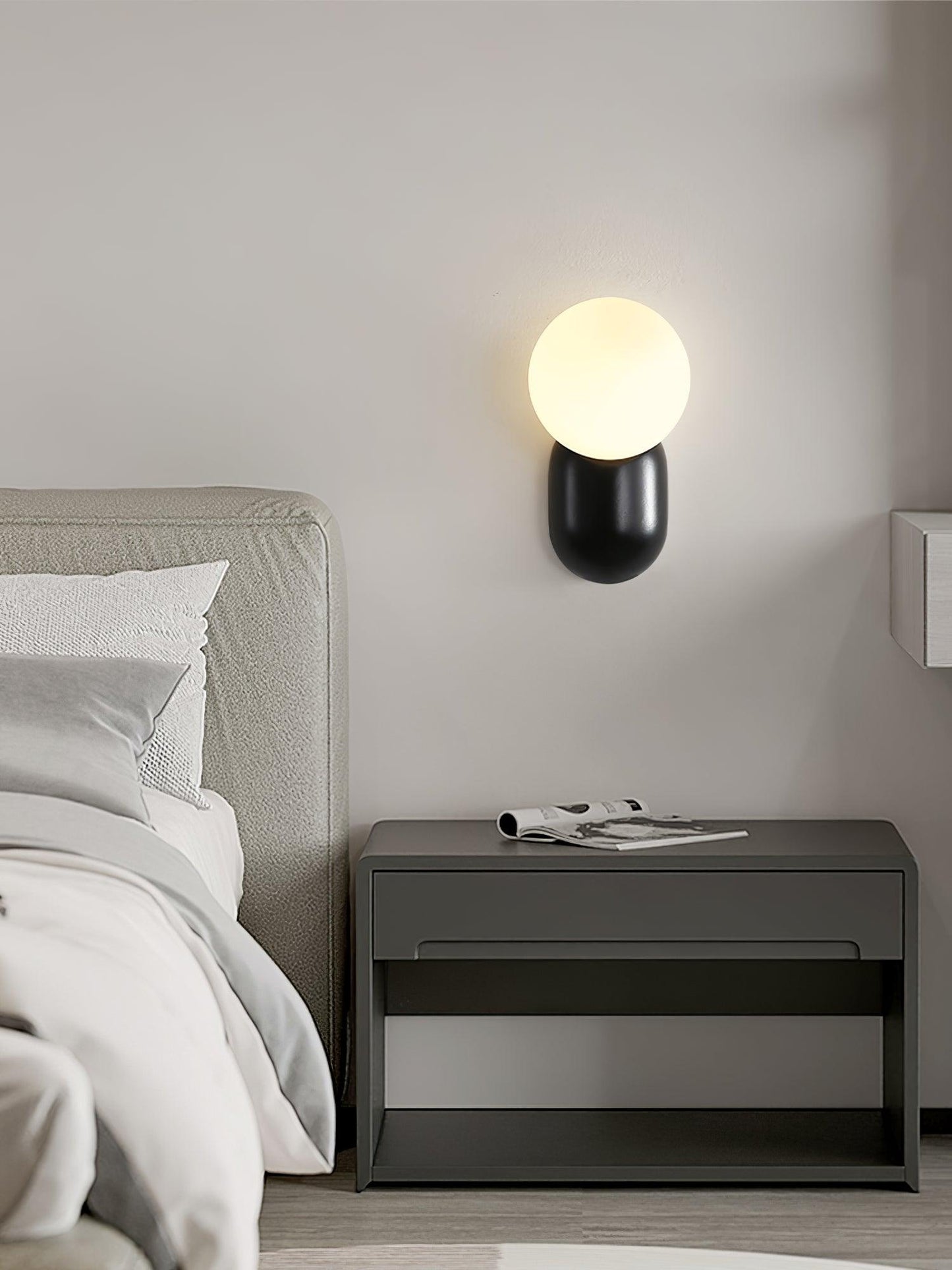 ChicGlow Resin Wandlamp – Elegantie en Energiezuinigheid in Één