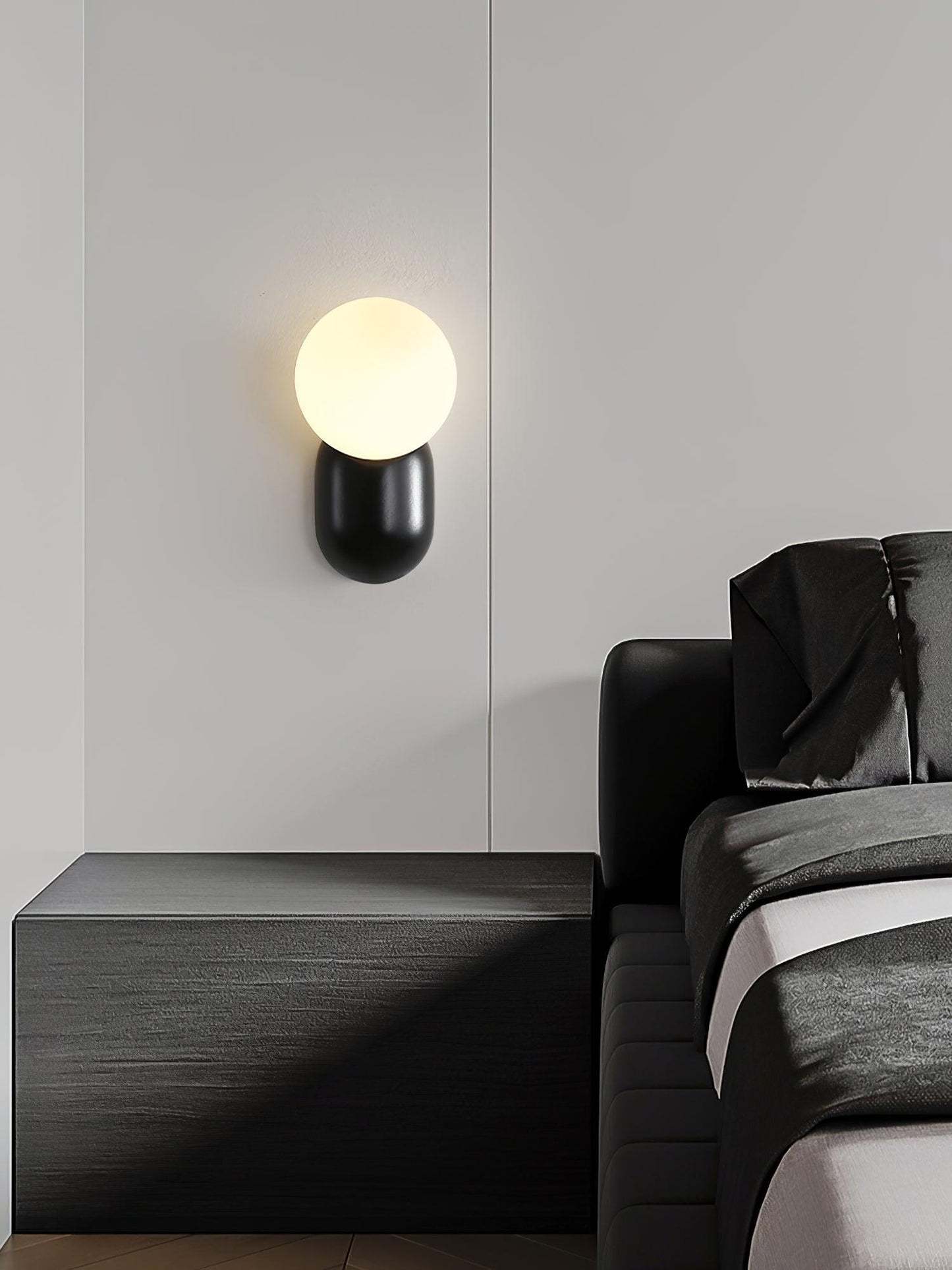 ChicGlow Resin Wandlamp – Elegantie en Energiezuinigheid in Één