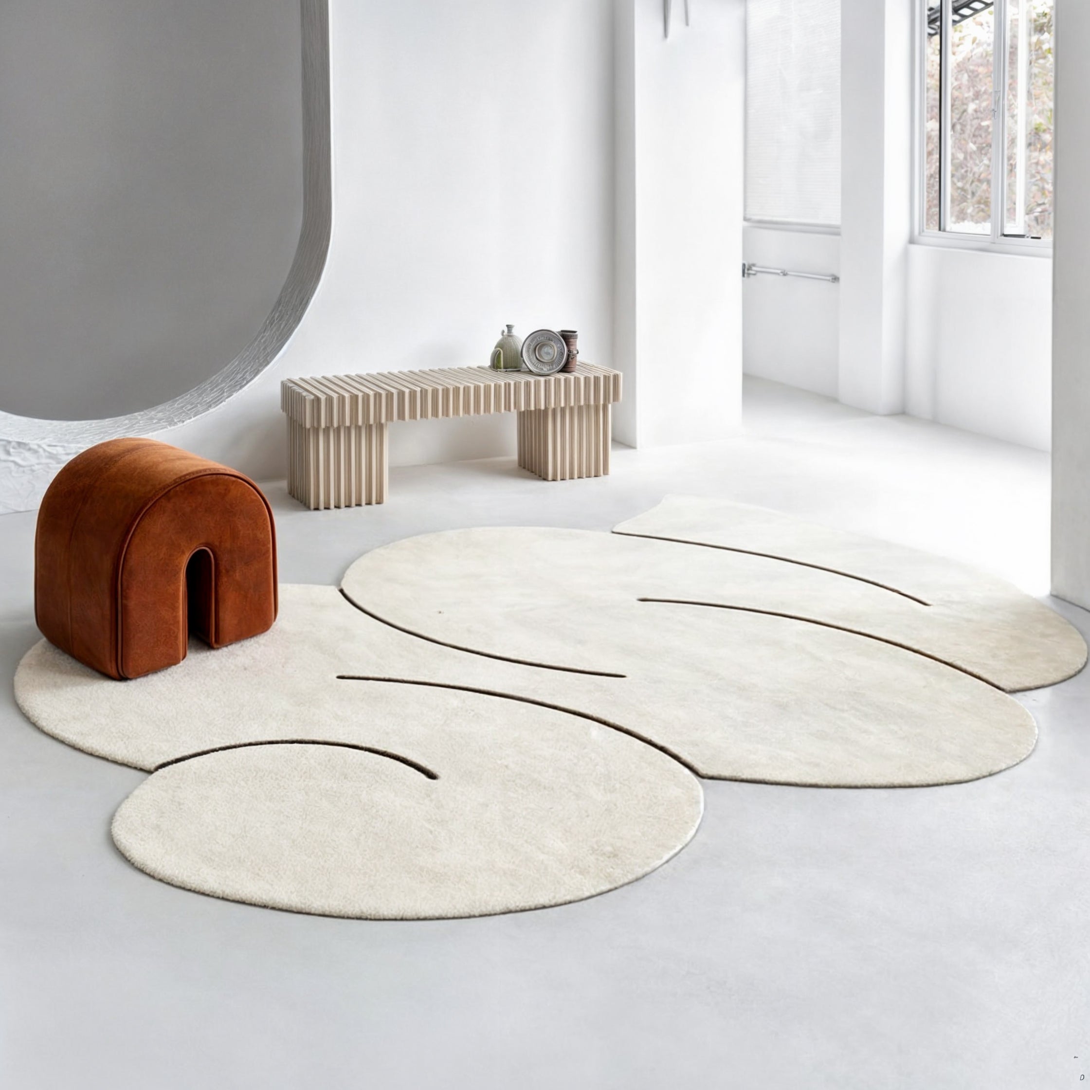 CozyNest - Uniek Wollen Tapijt voor Stijlvol Interieur