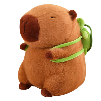 TurtleBuddy – Schattige Capybara met Rugzak