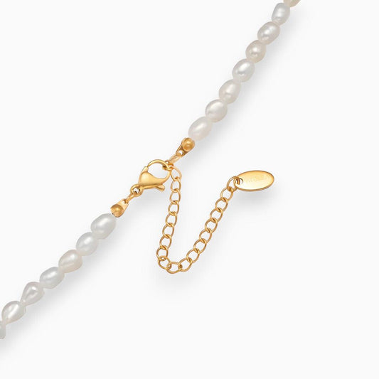 Lunaria - Elegante Hemelse Parelketting