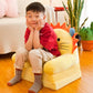ComfyFold – Luxe Opvouwbare Kinderbank met Fluweel voor Kinderen