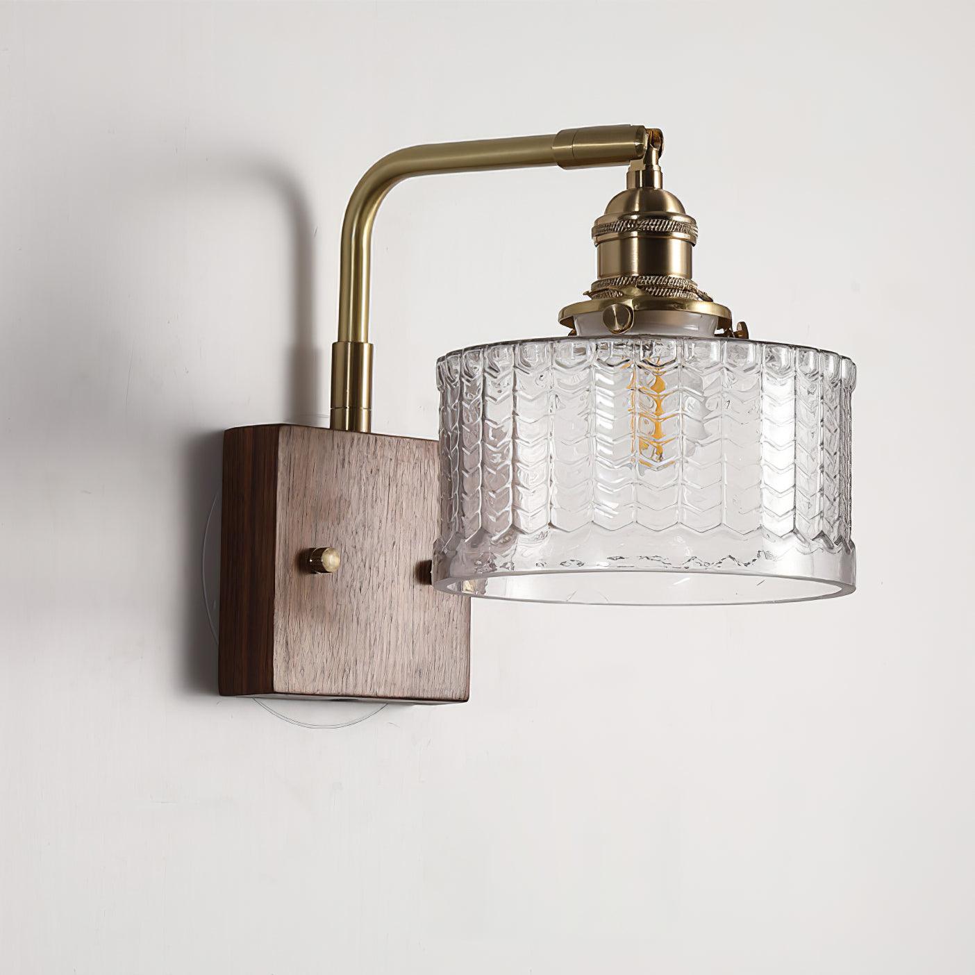SerenLicht - Elegante Wandlamp met Glazen Schubben