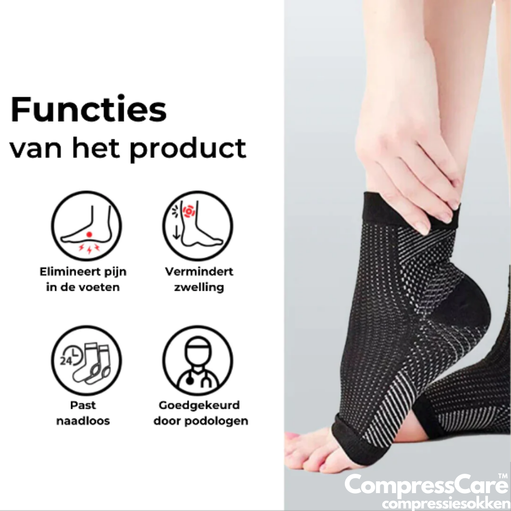 CompressPro Sokken - Voor Verlichting en Comfort bij Voetpijn