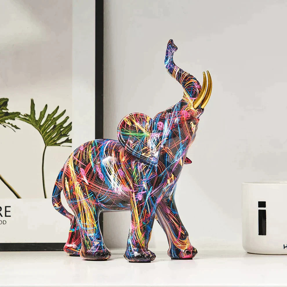 ColorElephant - Kunstzinnige Graffiti voor Interieur