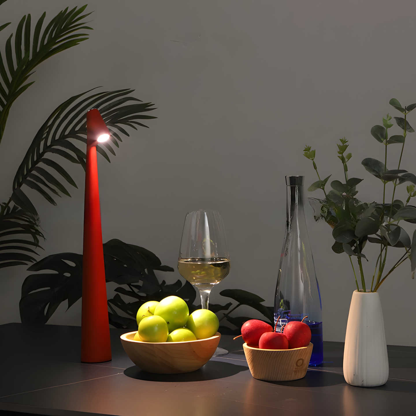 LunaSlim – Elegante Draadloze Tafellamp met Verstelbare Verlichting