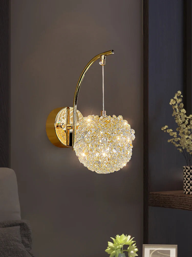 Luxe Wandlamp van Kristal - Verfijnde Verlichting voor Jouw Interieur