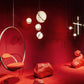CielCourbe Lamp - Luxe Maanlicht Hanglamp van Acryl en Messing