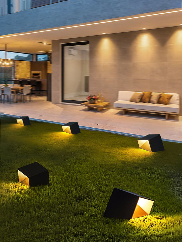 Cube Solar - Stijlvolle Zonne-Lamp voor Tuinverlichting