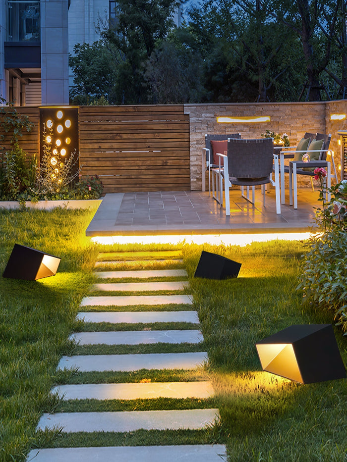 Cube Solar - Stijlvolle Zonne-Lamp voor Tuinverlichting