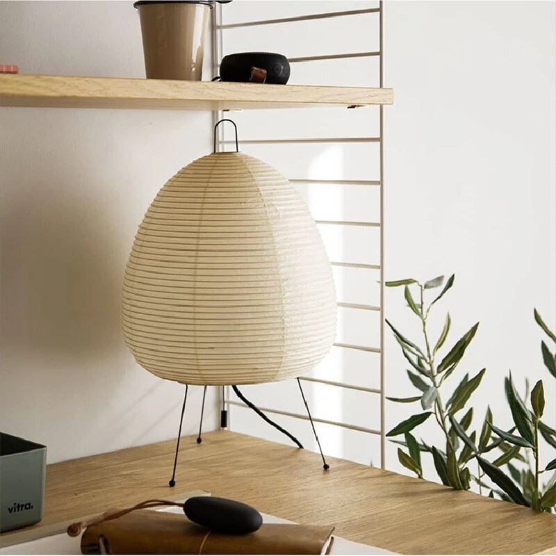 RadiantHue: Verfijnde Rijstpapier Lamp voor Serene Verlichting