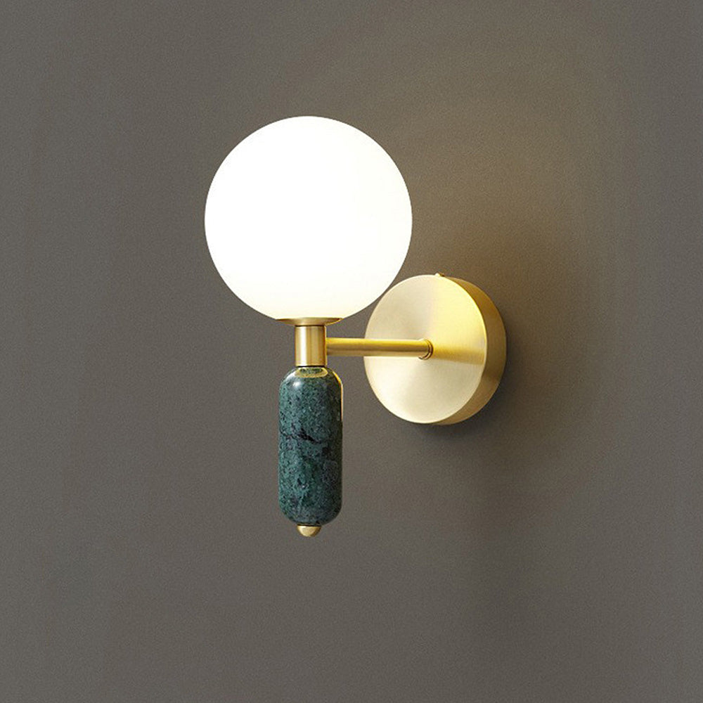 Luminous Stone - Stijlvolle Marmeren Bed- en Wandlamp