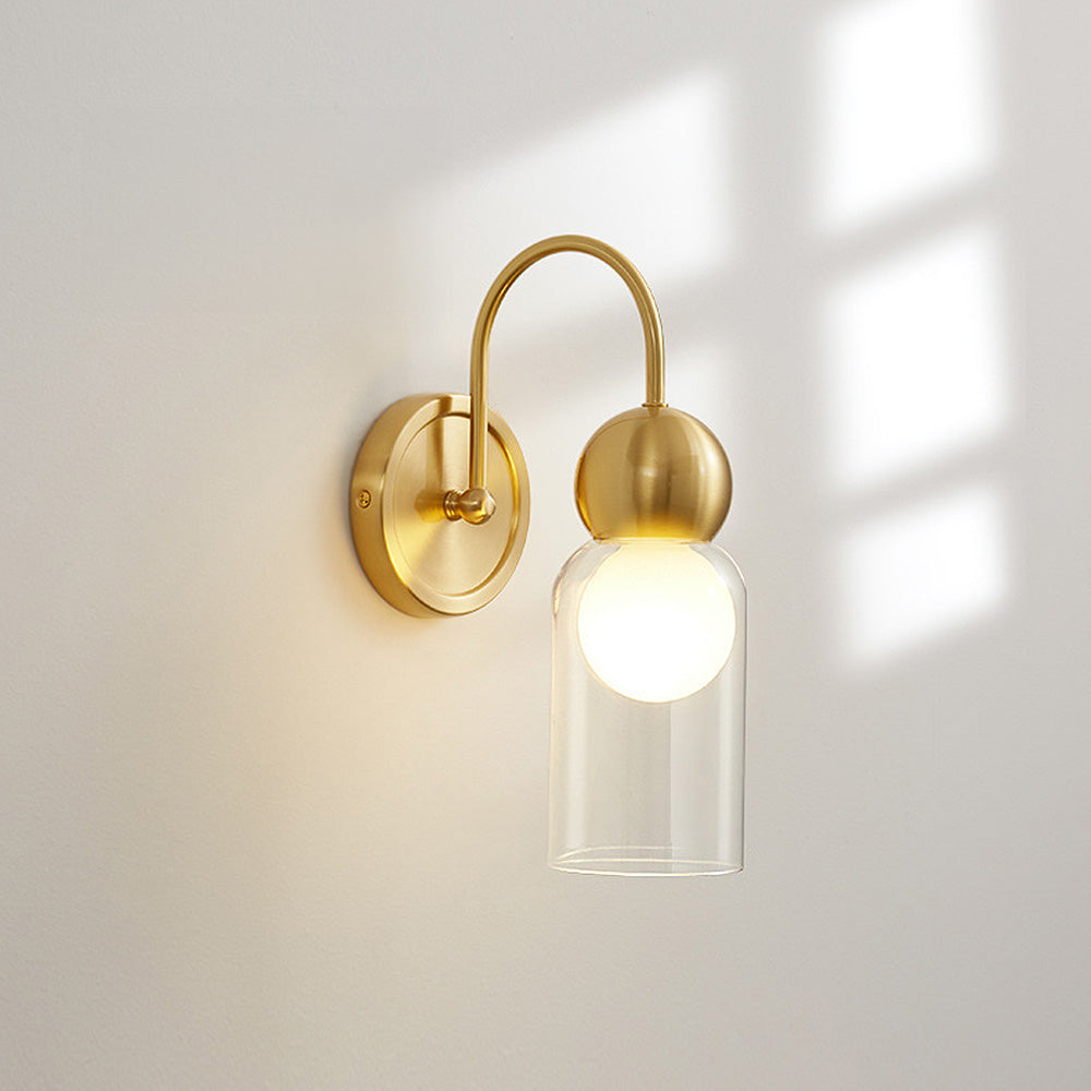 GlowFlare - Scandinavische Transparante Wandlamp voor Interieur