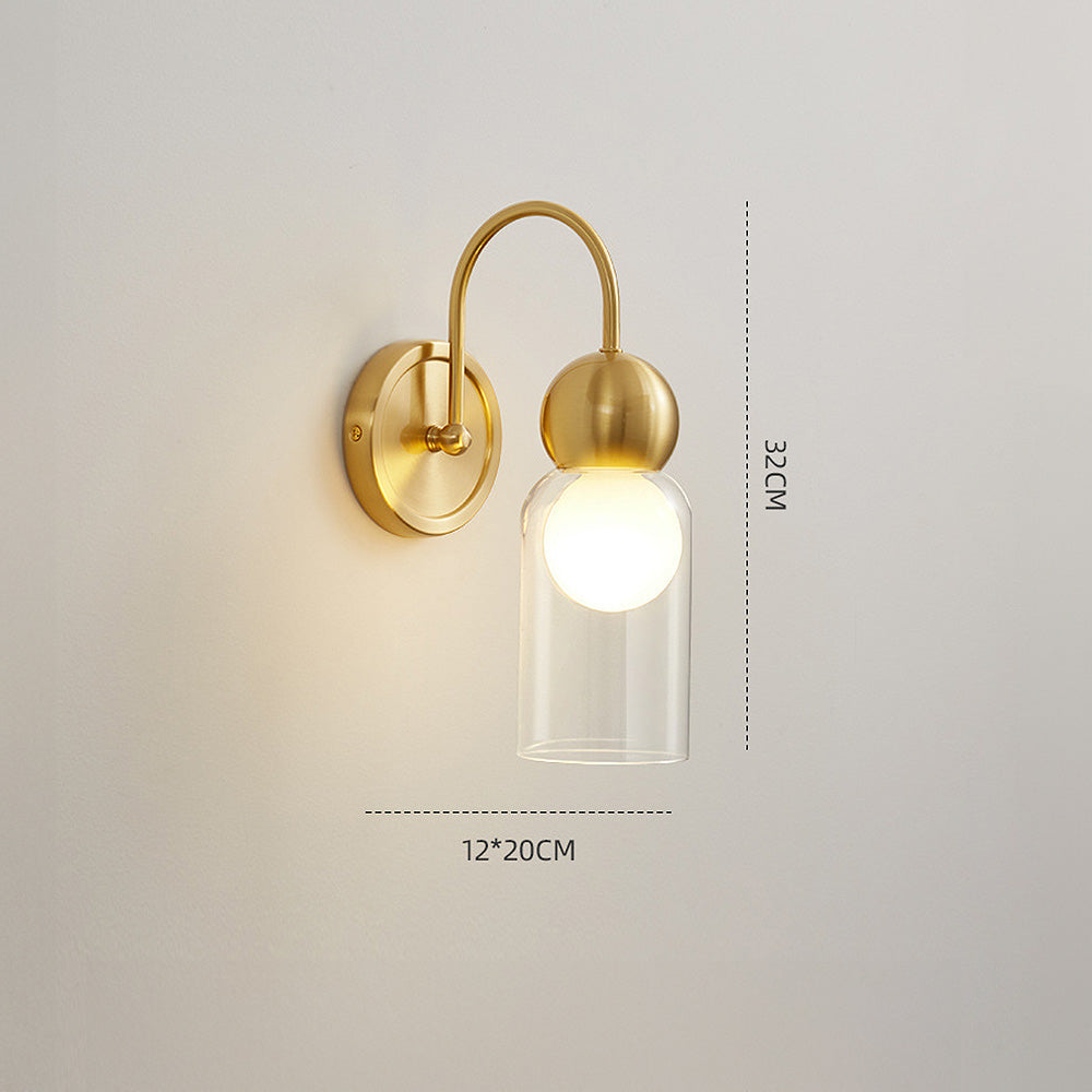 GlowFlare - Scandinavische Transparante Wandlamp voor Interieur