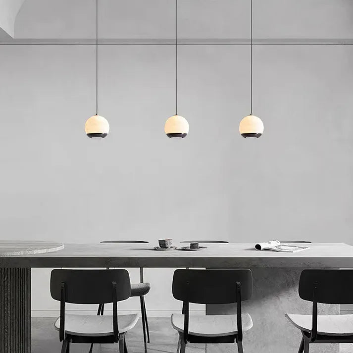 LumiereNordique Elegance Plafondlamp - Scandinavische Marmeren Hanglamp