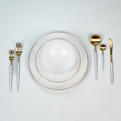 Miguel Marble - Luxe Bordenset van Luminoir