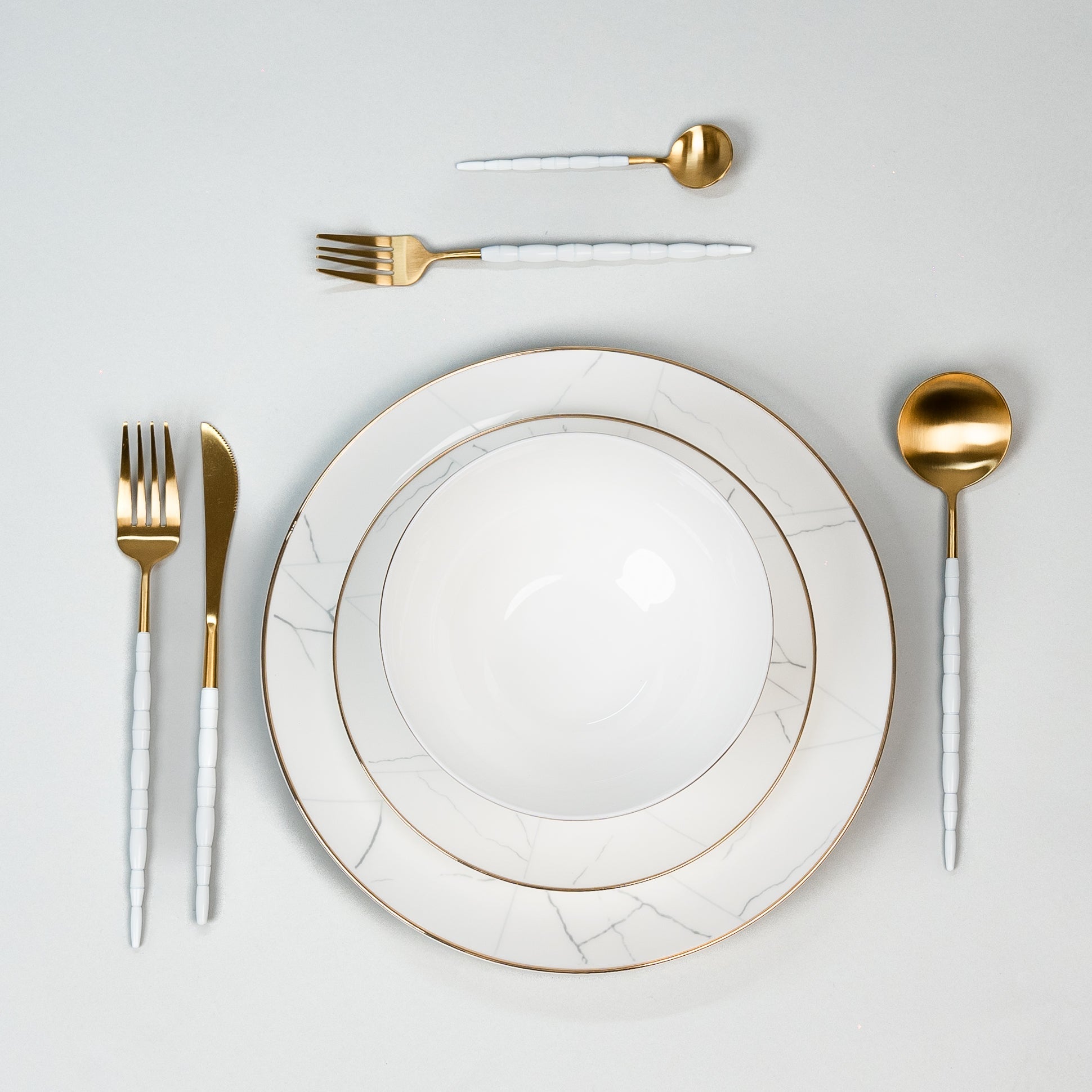 Miguel Marble - Luxe Bordenset van Luminoir