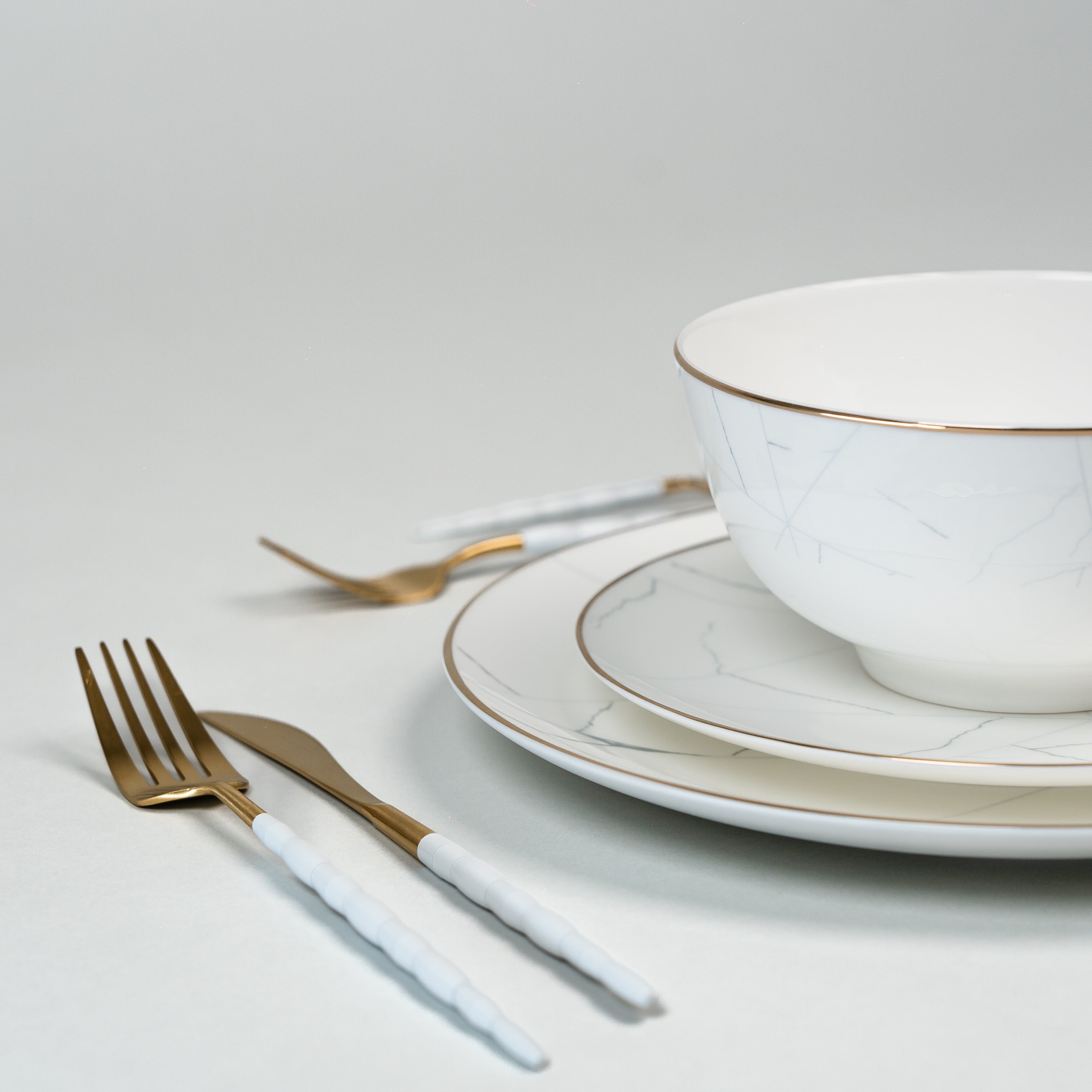 Miguel Marble - Luxe Bordenset van Luminoir